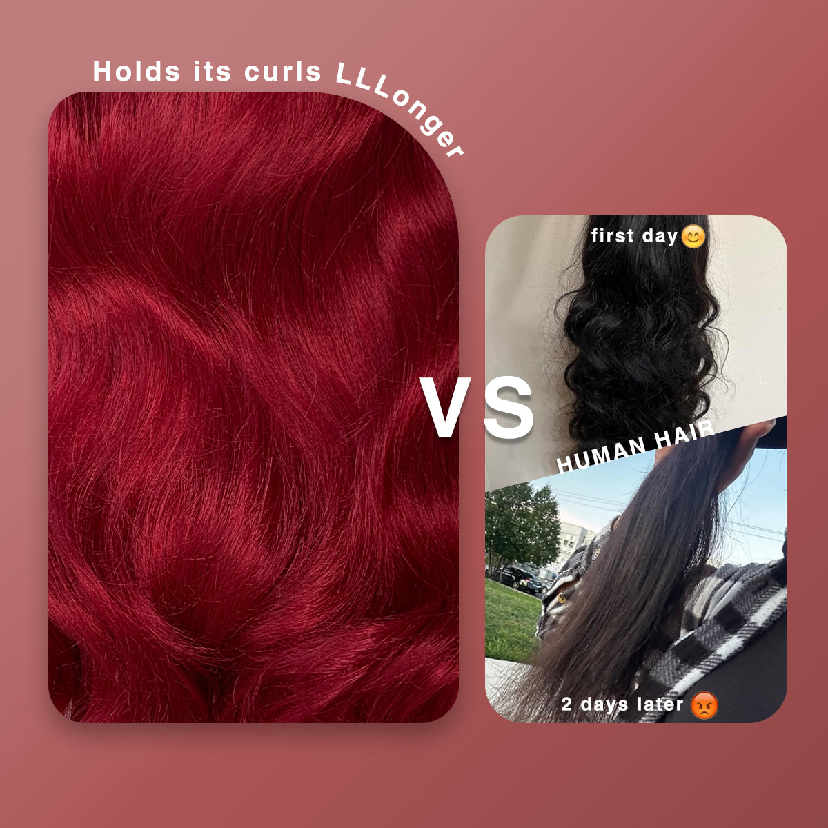 LOVSOUL Burgundy 99j Glueless Wear And Go Synthetic 13x6 Layered Voluminous Long Body Wave HD Lace Frontal Wig Pre-Plucked No Glue Cosplay For Black Women Red 32inch