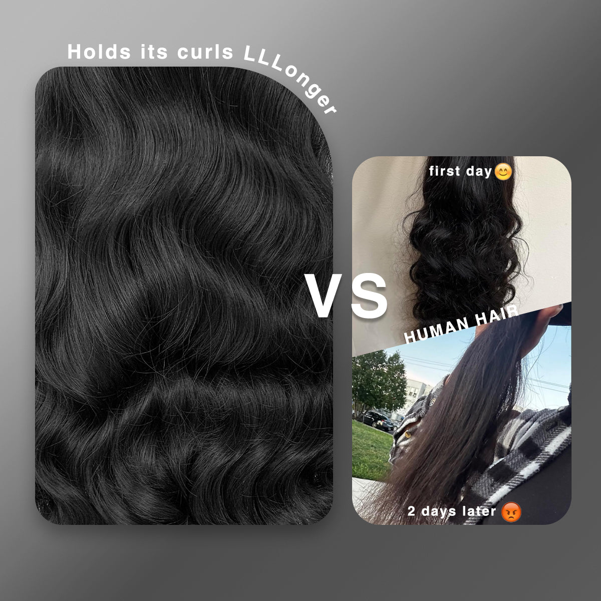 LOVSOUL Skunk Stripe Glueless HD Lace Wear And Go Per-Cut Synthetic 13x6 Layered Voluminous Long Body Wave Lace Frontal Wig Pre-Plucked No Glue 32inch