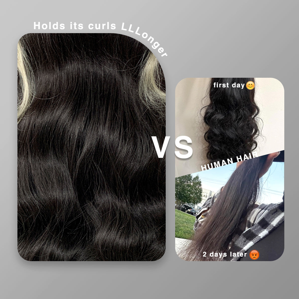 LOVSOUL Skunk Stripe Glueless Wear And Go Middle Skunk Stripe Per-Cut Synthetic 13x6 Layered Voluminous Long Body Wave HD Lace Frontal Wig Pre-Plucked No Glue 32inch