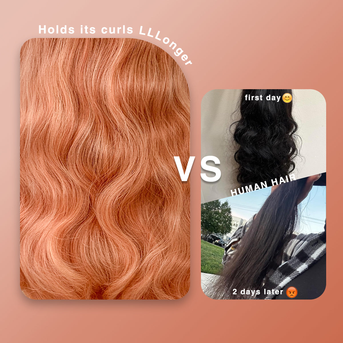 LOVSOUL Pink Blonde Wear And Go Pre-Plucked Rose Gold Synthetic 13x6 Layered Voluminous Long Body Wave HD Lace Frontal Wig No Glue 32inch